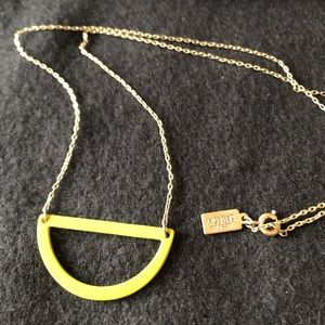 Kate Spade Saturday lemon slice  necklace
